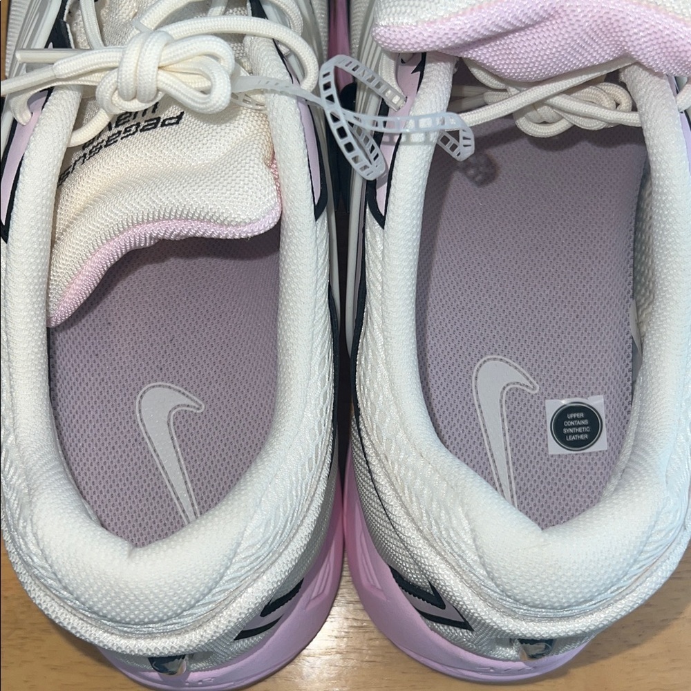 Nike Pegasus Wave Women's Cream and Pink Air Sneakers Size 14 - Picture 7 of 8